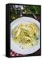 Spaghetti with Herbs, Cuisine-Nico Tondini-Framed Stretched Canvas