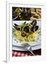 Spaghetti with Mussels (Mytilus Galloprovincialis), Cuisine-Nico Tondini-Framed Premium Photographic Print