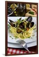 Spaghetti with Mussels (Mytilus Galloprovincialis), Cuisine-Nico Tondini-Framed Photographic Print