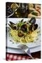 Spaghetti with Mussels (Mytilus Galloprovincialis), Cuisine-Nico Tondini-Stretched Canvas