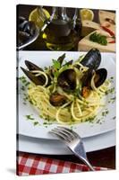 Spaghetti with Mussels (Mytilus Galloprovincialis), Cuisine-Nico Tondini-Stretched Canvas