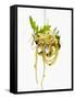 Spaghetti with Rocket on Spaghetti Server-Marc O^ Finley-Framed Stretched Canvas