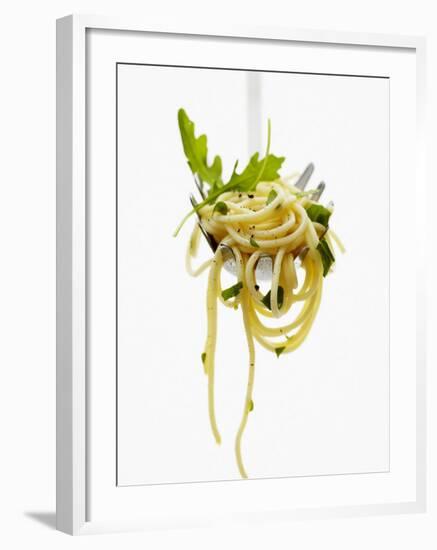Spaghetti with Rocket on Spaghetti Server-Marc O^ Finley-Framed Photographic Print