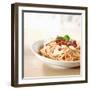 Spaghetti with Tomato Sauce and Parmigiano-null-Framed Photographic Print