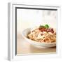 Spaghetti with Tomato Sauce and Parmigiano-null-Framed Photographic Print