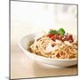 Spaghetti with Tomato Sauce and Parmigiano-null-Mounted Photographic Print