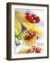 Spaghetti with Tomato Sauce on a Fork-Karl Newedel-Framed Photographic Print