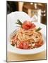 Spaghetti with Tomatoes and Rosemary-null-Mounted Premium Photographic Print