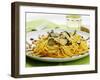 Spaghetti with Zucchini, Italy, Europe-Angelo Cavalli-Framed Premium Photographic Print