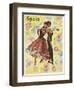 Spain and Flowers-null-Framed Giclee Print