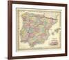 Spain and Portugal, c.1856-G^ W^ Colton-Framed Art Print