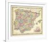 Spain and Portugal, c.1856-G^ W^ Colton-Framed Art Print