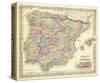 Spain and Portugal, c.1856-G^ W^ Colton-Stretched Canvas