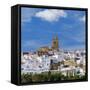 Spain, Andalucia, Cadiz Province, Arcos De la Frontera, a Pueblo Blanco, White Village-Alan Copson-Framed Stretched Canvas