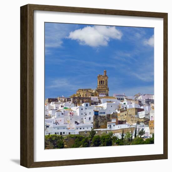 Spain, Andalucia, Cadiz Province, Arcos De la Frontera, a Pueblo Blanco, White Village-Alan Copson-Framed Photographic Print