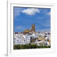 Spain, Andalucia, Cadiz Province, Arcos De la Frontera, a Pueblo Blanco, White Village-Alan Copson-Framed Photographic Print