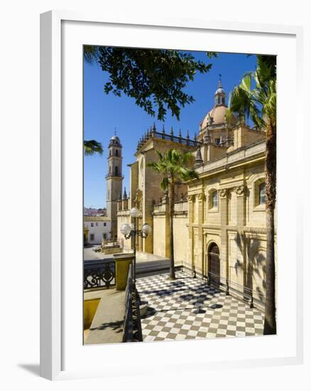 Spain, Andalucia, Cadiz Province, Jerez De la Frontera, Cathedral of San Salvador-Alan Copson-Framed Photographic Print