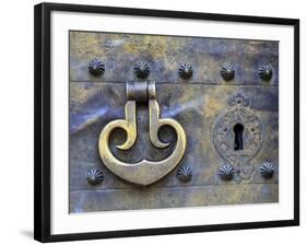 Spain, Andalucia, Cordoba, Mezquita Catedral (Mosque - Cathedral) (UNESCO Site), Door Detail-Michele Falzone-Framed Photographic Print