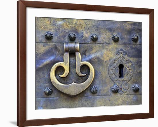 Spain, Andalucia, Cordoba, Mezquita Catedral (Mosque - Cathedral) (UNESCO Site), Door Detail-Michele Falzone-Framed Photographic Print