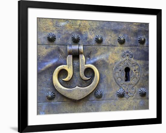 Spain, Andalucia, Cordoba, Mezquita Catedral (Mosque - Cathedral) (UNESCO Site), Door Detail-Michele Falzone-Framed Photographic Print