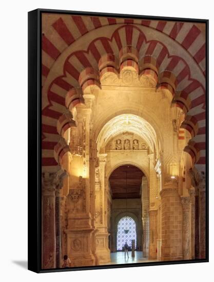 Spain, Andalucia, Cordoba, Mezquita Catedral (Mosque - Cathedral) (UNESCO Site)-Michele Falzone-Framed Stretched Canvas
