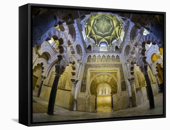 Spain, Andalucia, Cordoba Province, Cordoba, Mezquita, Cathedral of Cordoba-Alan Copson-Framed Stretched Canvas