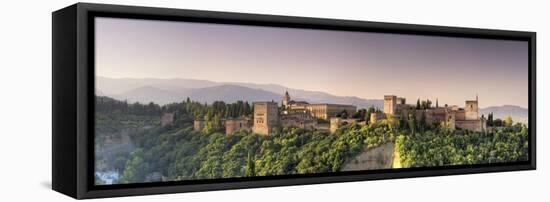 Spain, Andalucia, Granada, Alhambra Palace Complex (UNESCO Site)-Michele Falzone-Framed Stretched Canvas