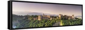 Spain, Andalucia, Granada, Alhambra Palace Complex (UNESCO Site)-Michele Falzone-Framed Stretched Canvas