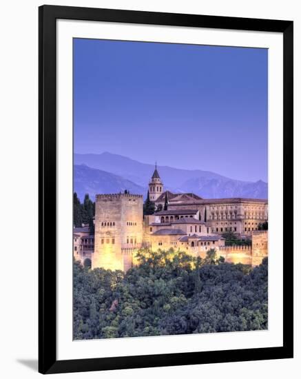 Spain, Andalucia, Granada, Alhambra Palace Complex (UNESCO Site)-Michele Falzone-Framed Photographic Print