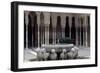 Spain, Andalucia, Granada, Alhambra, Palace of the Lions, Courtyard with Fountain-null-Framed Giclee Print