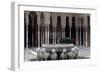 Spain, Andalucia, Granada, Alhambra, Palace of the Lions, Courtyard with Fountain-null-Framed Giclee Print