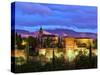 Spain, Andalucia, Granada Province, Granada, Alhambra from Sacromonte Hill-Alan Copson-Stretched Canvas