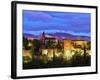 Spain, Andalucia, Granada Province, Granada, Alhambra from Sacromonte Hill-Alan Copson-Framed Photographic Print