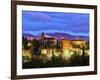 Spain, Andalucia, Granada Province, Granada, Alhambra from Sacromonte Hill-Alan Copson-Framed Photographic Print