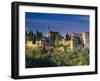 Spain, Andalucia, Granada Province, Granada, Alhambra from Sacromonte Hill-Alan Copson-Framed Photographic Print