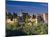 Spain, Andalucia, Granada Province, Granada, Alhambra from Sacromonte Hill-Alan Copson-Mounted Photographic Print