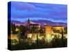 Spain, Andalucia, Granada Province, Granada, Alhambra from Sacromonte Hill-Alan Copson-Stretched Canvas