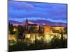 Spain, Andalucia, Granada Province, Granada, Alhambra from Sacromonte Hill-Alan Copson-Mounted Photographic Print