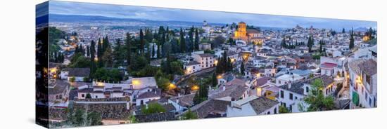 Spain, Andalucia, Granada Province, Granada, Sacromonte and Albaicin Districts-Alan Copson-Stretched Canvas