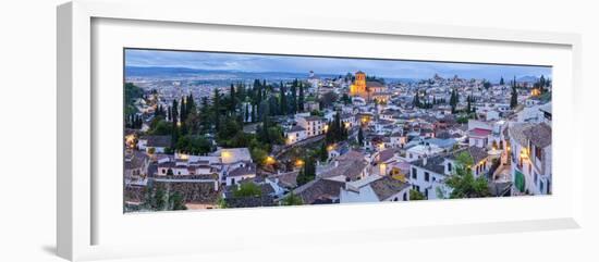 Spain, Andalucia, Granada Province, Granada, Sacromonte and Albaicin Districts-Alan Copson-Framed Photographic Print