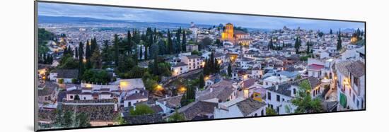 Spain, Andalucia, Granada Province, Granada, Sacromonte and Albaicin Districts-Alan Copson-Mounted Photographic Print