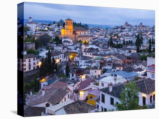 Spain, Andalucia, Granada Province, Sacromonte and Albaicin Districts-Alan Copson-Stretched Canvas