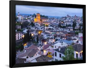 Spain, Andalucia, Granada Province, Sacromonte and Albaicin Districts-Alan Copson-Framed Photographic Print