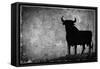 Spain, Andalucia, Jerez De la Frontera, El Cuadrejon, An Osborne Bull or Toro De Osborne-Alan Copson-Framed Stretched Canvas