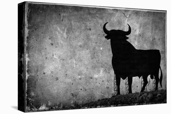 Spain, Andalucia, Jerez De la Frontera, El Cuadrejon, An Osborne Bull or Toro De Osborne-Alan Copson-Stretched Canvas