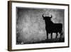 Spain, Andalucia, Jerez De la Frontera, El Cuadrejon, An Osborne Bull or Toro De Osborne-Alan Copson-Framed Photographic Print