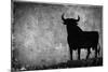 Spain, Andalucia, Jerez De la Frontera, El Cuadrejon, An Osborne Bull or Toro De Osborne-Alan Copson-Mounted Photographic Print