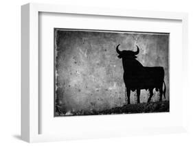 Spain, Andalucia, Jerez De la Frontera, El Cuadrejon, An Osborne Bull or Toro De Osborne-Alan Copson-Framed Photographic Print