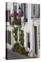 Spain, Andalucia Region, Cadiz, Grazalema. Potted plants by a home.-Julie Eggers-Stretched Canvas