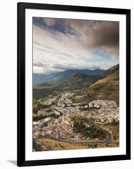 Spain, Andalucia Region, Jaen Province, Jaen, Elevated City View from the Cerro De Santa Catalina H-Walter Bibikow-Framed Photographic Print